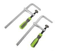 2-Pack Dovetail Clamp Set for Woodworking, 200 x 60mm, Cast Iron and Steel Construction with Quick Lock for T-Track and Guide Rail, 570 lbs Clamping for Cabinetry and DIY Projects