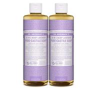 (2 Pack) - Dr Bronner - Lavender Castile Liquid Soap | 472ml | 2 PACK BUNDLE