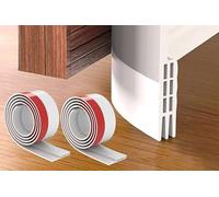 2 Pack Draft Excluder for Doors, Self Adhesive Door Draft Excluder Soundproof Weather Proof Draught Excluder for Doors 2" W x 39" L White