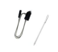 2 Pack Drain Snake Unblocker Tools - 155cm & 60cm Flexible Sink Unblocker and Drain Brush Set, Clog Remover Cleaning Tools for Bathroom, Kitchen, Shower, Plug Hole