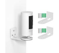 2 Pack Drill Free Wall Mount for Ring Indoor Cam (1st & 2nd Generation) - Metal Bracket with Strong VHB Adhesive Tape, Sturdy Anti-Drop Security Mount - Easy, Damage Free Installation
