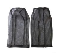2 Pack Dryer Vent Lint Trap Bag for 4 Inch Outdoor Indoor Air VentsPolyester Dust Catcher Prevents Animal Nests and Debris BlockageBlack Filter for Laundry Room and Home Safety