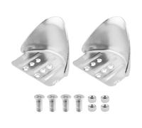 2 Pack Drywall Stilts Heel Bracket Replacement Kits, Stilt Heel Bracket Replacement Kit Aluminum Adjustable Part for Painting(Silver)