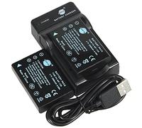 (2-Pack) DSTE Replacement Battery + Micro USB Charger Suit Compatible with Fujifilm NP-120 FinePix 603 F10 F11 M603 F10 Zoom F11 Zoom M603 Zoom Camera