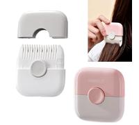 2 Pack Dual-Sided Hair Trimmer & Split Ends Remover, Compact Styling Tool with Guard for Fine Hair, DIY Thinning Scissors & Professional Grooming Kit for Home Use