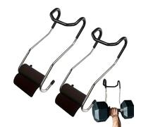 2 Pack Dumbbell Spotter Hooks, Heavy Duty Dumbbell Rack Anti-Slip Dumb Bell Storage Stand Holder Workout Aid Equipment For Home Gym Exercise, 26.5x12.5cm