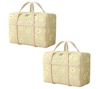 2 Pack Duvet Storage Bags, Clothing Storage Bags, Moisture-Proof Lining Design, For Bedroom To Store Duvets And Clothes, 27.5 X 12.2 X 20.1 Inches