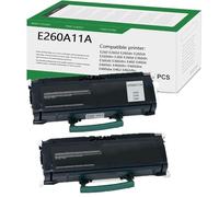 2 Pack E260A11A Toner Cartridge Replacement for Lexmark E260 E360 E460 E462 E260d E260dn E260dt E260dtn E360d E360dn E360dt E360dtn E460d E460dn E460dw E460dtn E462dtn