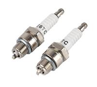 2 Pack E6TC Ignition Spark Plugs Premium Ceramic And Stainless Steel Construction For PW50 PY50 PEEWEE 50 PIT BIKE High Heat Proof Electrodes Enhanced Ignition Performance For Off