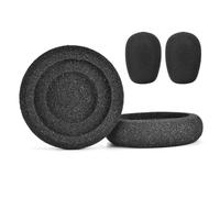 2 pack ear pads and microphone covers for enhanced sound quality and comfort. Fits Evolve20 20se 30 30II 40 65 65