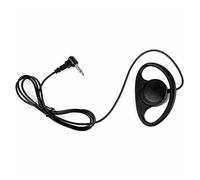 2 Pack Earhook Listen Only Earpiece - Large Speaker D-shaped Ear Hook Earphones With A One-pin 3.5mm Plug, D-type Single Listening Earphone For Noisy Environment
