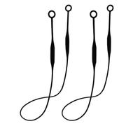 2 Pack Earplug Lanyard Magnetic Flexible Connector Earplugs Cord Tug-Resistant Safety Ear Plugs Link Cord Silicone Lanyard Accessories Compatible with Most Earplugs Headphone Removable Tips Anti-Lost