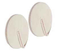 2 Pack Efficient Burning Wick 1.3cm Width 10m Length Kerosene Lamp Suitable for Camping Hiking and Emergencies Use Camping Accessories