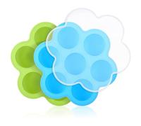 2 Pack Egg Bites Silicone Mold, Air Fryer Egg Mold, Sous Vide Egg Bite Maker Instant Pot Egg Bite Molds for Cooking Air Fryer Accessories