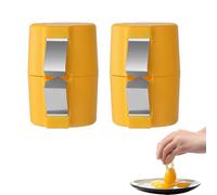 2 Pack Egg Cracker Tool | Portable Egg Separator Tool | Handheld Egg Opener Tool Easy to Clean | Convenient Egg Shell Opener Baking Tools for Home and Restaurant