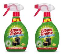 2-Pack Elbow Grease Air Fryer Cleaner Spray - 500ml Power Degreaser with Lemon Fresh Fragrance | Ideal for Air Fryers