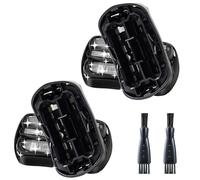 (2-Pack) Electric Shaver Head for Series 3, 32B Compatible with Series 3 Foil & Cutter Shaver Heads,Compatible with s3 Replacement Head 3040s 3000s 3050cc 3010s 3070cc 3080s Etc (Black,32B)
