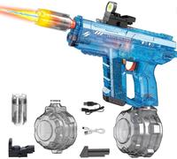 2 Pack Electric Water Gun for Adults Kids: Light Up Automatic Squirt Guns, 26-32FT Long Range, 800CC Capacity, Summer Outdoor Pool Games for Ages 8...
