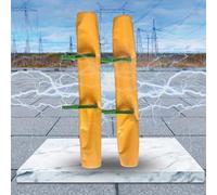 2 Pack Electrical Insulation Blankets 0.4kv/ 1kv/ 5kv/ 10kv/ 20kv, Commercial/Home Use Insulating Blanket Kit Electric Equipment Overhaul, Shock Safety Work Mat(10kv,40x50cm/15.7inx19.7in)