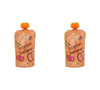 (2 PACK) - Ellas/K Peach & Banana - Stage 1 | 7 X 120g | 2 PACK - SUPER SAVER - SAVE MONEY