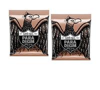 2 PACK Ernie Ball 2076 Paradigm Medium Phosphor Bronze Acoustic Guitar Strings (12-54)