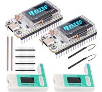2 Pack ESP32 LoRa V3 Module Board - with 915MHz Antenna and SX1262 LoRa V3 Case Devices for Meshtastic Arduino LoRawan IOT