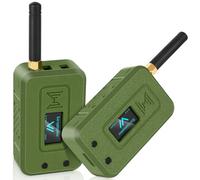 2 Pack ESP32 LoRa V4 Development Board + 3000mAh Battery + Green Case, Upgraded ESP32-S3 SX1262 LoRa WiFi Bluetooth 2MB PSRAM 16MB Flash 915MHz Antennas OLED Support GPS & Solar for Arduino Meshtastic