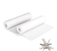 2-Pack EVA Foam Cosplay Bundle - 2 Pack: 8mm Thick (White) 14" x 39" Sheet - Premium Foam Sheets - Ultra High Density Craft Foam 85 kg/m3 - by The Foamory