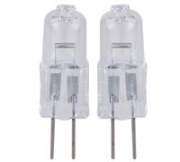 2 Pack Eveready G4 20W 12V Halogen Capsule Light Bulbs, Dimmable Lamps, 240 Lumen, 3 Years Life, Clear Finish