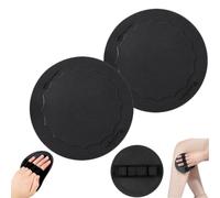 2 Pack Exfoliating Mitt, 13Cm, No-Pain Exfoliating Bath Scrubber Pads, Round Exfoliating Pads Deep Cleaning, Painless Exfoliating Body Pads With Secure Elastic Loops, Gently Removes Dead Skin