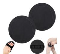 2 Pack Exfoliating Mitt, 13Cm, No-Pain Exfoliating Bath Scrubber Pads, Round Exfoliating Pads Deep Cleaning, Painless Exfoliating Body Pads With Secure Elastic Loops, Gently Removes Dead Skin