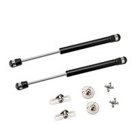 2 Pack Extended 10 inch Gas Prop Force 100N/22LB Gas Struts - Black Gas Springs/Window Lift and Lid Support/Gas Shocks for RV Bed Platform/Floor Hatch/Outdoor Bench/Cabinet/Tool Box