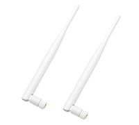 2-Pack External WiFi Antenna Dual Band 2.4GHz 5GHz 5.8GHz 6dBi SMA Male Aerial Replacement Router Range Extender Gateway Wireless Mini PCI Express PCIE Network Card USB Adapter