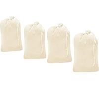 2 Pack - Extra Large Cotton Laundry Bag, Heavy Duty Large Laundry Bags 24 x 36 inch XL Drawstring Travel Organizer Bag Fit Hamper Basket Camp Home College Dorm Tear Resistant Dirty Cloth Big Storage