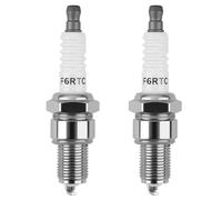 2 Pack F6RTC Spark Plug for NGK 7131 BPR6ES BOSCH 7995 WR6DC 7900 WR7DC Champion RN9YC Denso 3047 W20EPR-U, Spark Plugs Replacement High Performance for Lawnmower Engine Tractor Motorcycle Cars