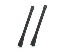 2 Pack FA-B02AR Antenna Compatible White IC-A5, IC-A6, IC-A14, IC-A14S, IC-A16, IC-A24, IC-A25 radios - 5.9" Flexible Rubber Duck Antenna 118-137MHz with BNC Male Connector