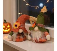 2 Pack Faceless Gnomes Holiday Home Decoration