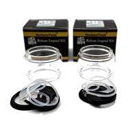 (2-Pack) Falcon Legend Bubble Glass & O-Ring Compatible with HorizonTech Falcon Legend by Northern Vape