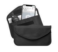 2 Pack Faraday Bags, Signal Blocking Pouch for Key Fob Cell Phone, RFID Anti-Tracking Anti-Hacking Privacy Protectors, Signal Shielding Wallet Cage, Universal Car Accessories