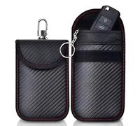 2 Pack Faraday Pouch for Car Keys, Car Key Signal Blocker Pouch for Car Security - RFID Key Pouch Keyless Car Blocker, Anti-Theft Remote Entry Fobs Protection