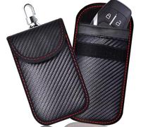 2 PACK Faraday Pouch for car Keys,Faraday Bag | Car Key Signal Blocking Pouch | Keyless Entry Car Keys Case | RFID Blocker Bag for Car Security | Anti-theft Remote Entry Keyless Protect
