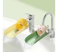 2 Pack Faucet Extender for Toddlers, PANIMOSI Kids Sink Extender for Bathroom, Kitchen, BPA Free, Baby Hand Washing Water Spout Extender Fits Standard and Gooseneck Faucet