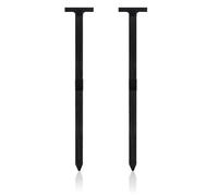 2-Pack Fiberglass Rod Stakes for Yard Signs, 28 Inch Yard Sign Stakes, Suitable for Yard Metal Signs with a Thickness of 7 to 60 mil / 0.2 to 1.5 mm