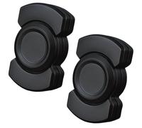 2 Pack Fidget Spinner, Metal Fidget Spinner for Adults and Kids, Silent Fidget Toys for Stress Relief and Focus, 3-in-1 Alloy Spinner for Office and Classroom Use, Black
