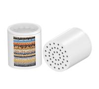 2-Pack Filter for Shower Head, Chlorine and Harmful substances Hard Water Filter, Improves Skin and Hair Health, removes Chlorine, Heavy Metals and Other sediments, Vitamin C