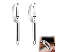 2-Pack Fish Descaler, Professional Fish Cleaning Knife and Fish Scale Remover, Stainless Steel Fish Descaler Tool, Efficient for Home Kitchen and Commercial Use