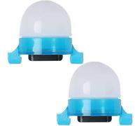 2 Pack Fishing Bite Alarm with LED Flash Light, Electronic Fish Bait Alert Indicator for Pole High Sensitivity, Clip-On Rod Mounted, Hands-Free Night Fishing Alert Tool with Easy Installation