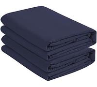 2 Pack Fitted Hospital Bed Sheets with Elastic All Around for a Double Brushed Ultra Soft Breathable 100% Microfiber Sheets, 36” x 84” x 12”