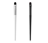 2 Pack Flat Concealer Brush - Precision Makeup Tool For Under Eye Blending And Eyebrow Definition, Ideal For Sensitive Skin Detail Work