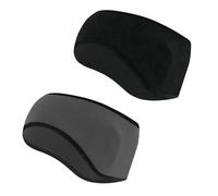2 Pack Fleece Ear Warmers Headband/Ears Muffs Winter, Headband Ear Warmer, Headbands for Adults, Stretchy Muff Outdoor Sports, Running, Cycling